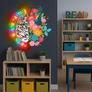 Mental Health Matters Neon Decor